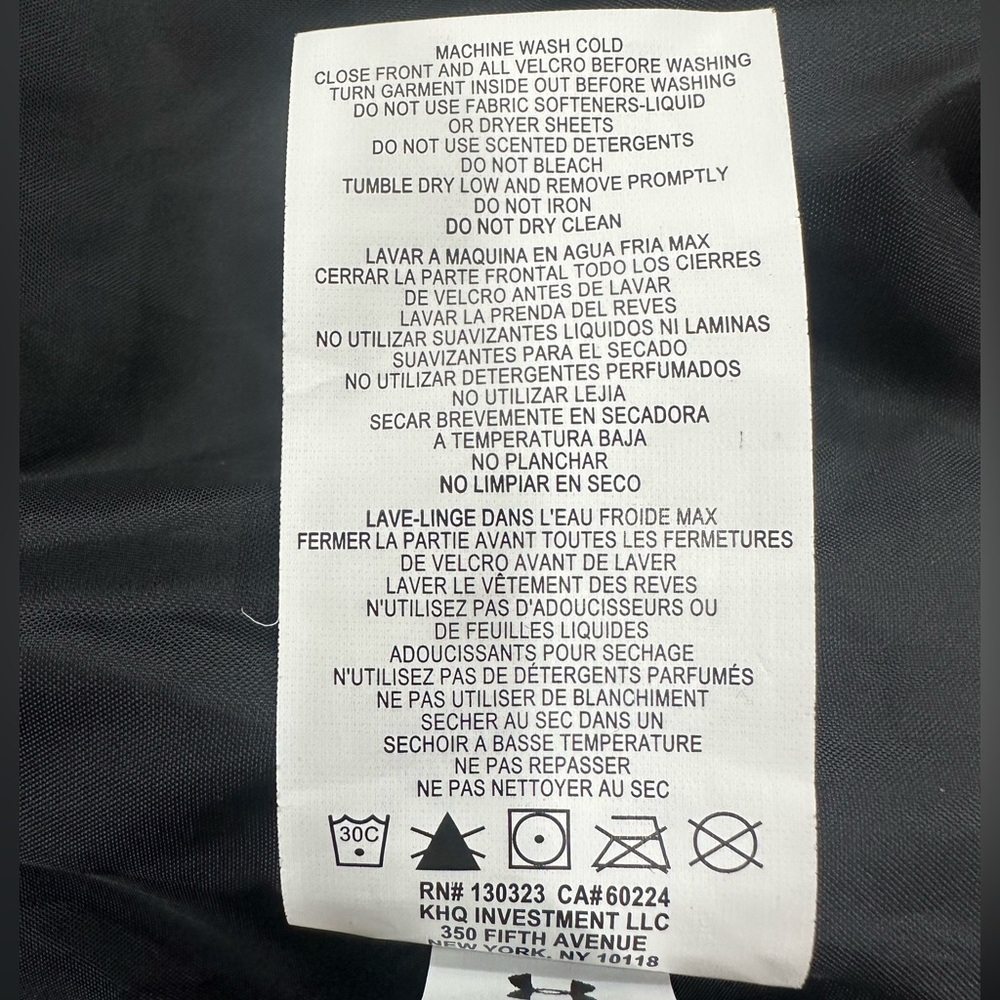 Under Armour ColdGear Puffer Vest Gray Youth Medium YMD Loose Fit with Pockets - Picture 9 of 11